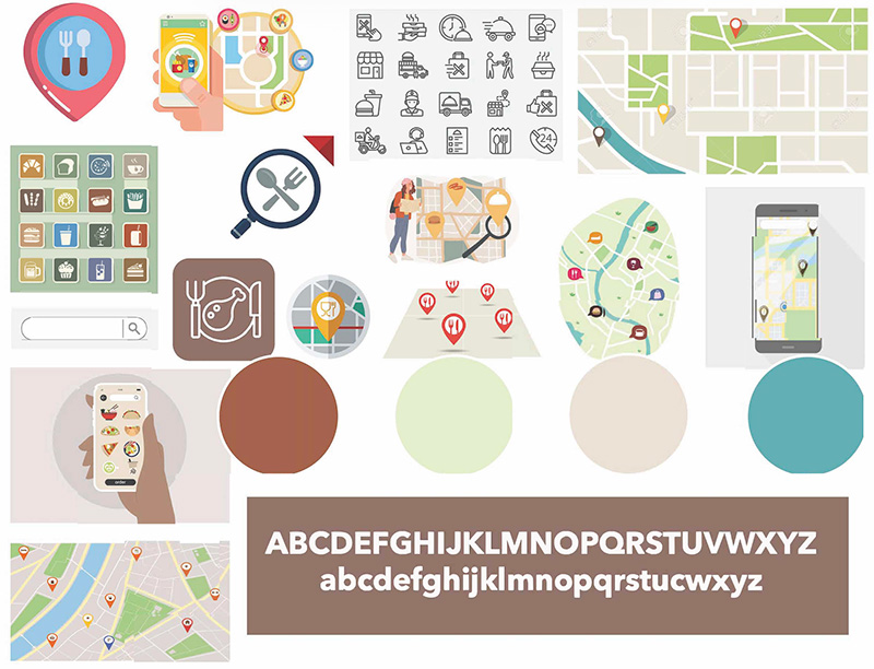 Bitemap moodboard